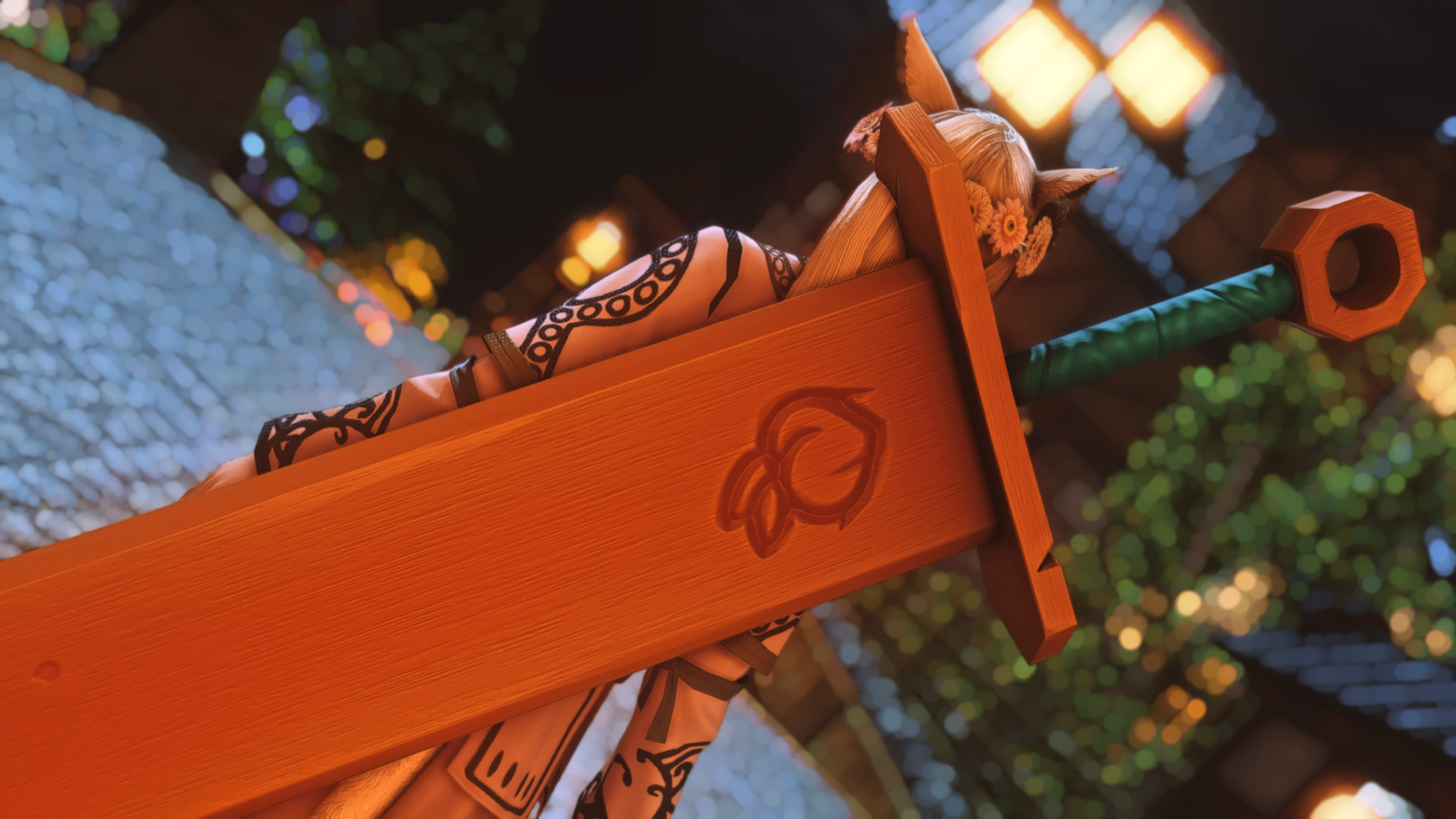 Peach Greatsword The Glamour Dresser Final Fantasy XIV Mods and More