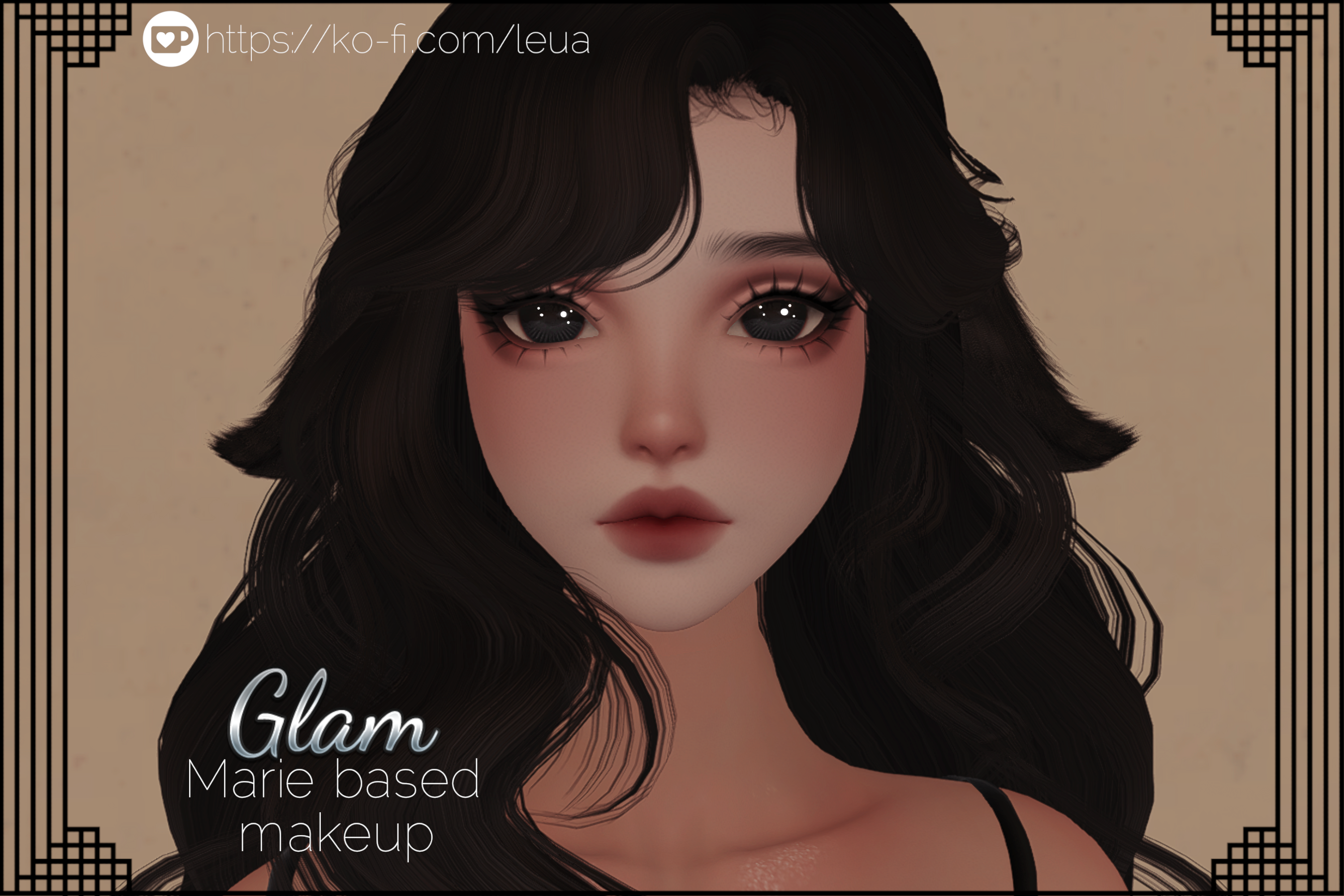 Premium Content: [Glam] – Marie based makeup – most [F] faces