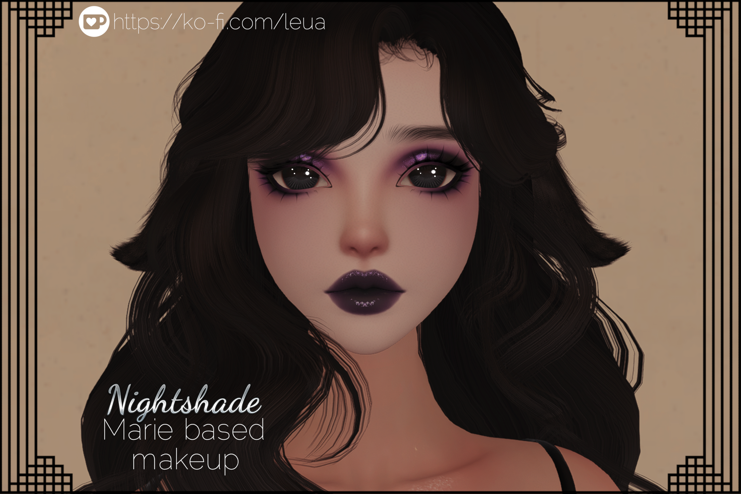 [Nightshade] – Marie based makeup – most [F] faces