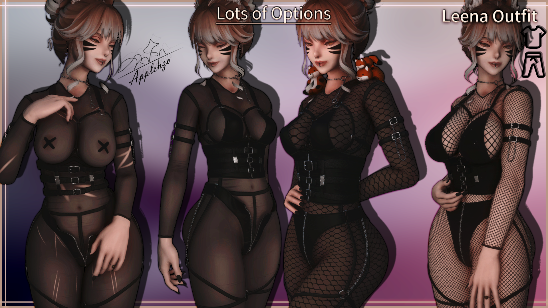Premium Content: [Holo] Leena Outfit V1.1op – Lots of sizes – New sizes update ! (Some yiggles too)