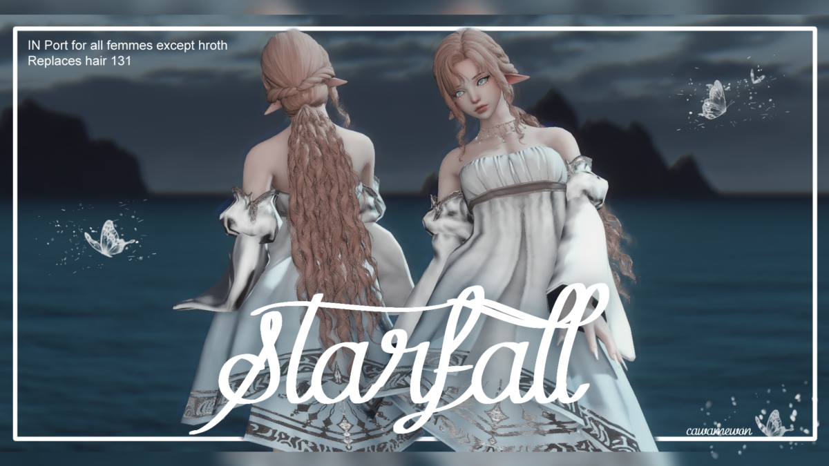 Starfall in hair port the glamour dresser final fantasy xiv mods