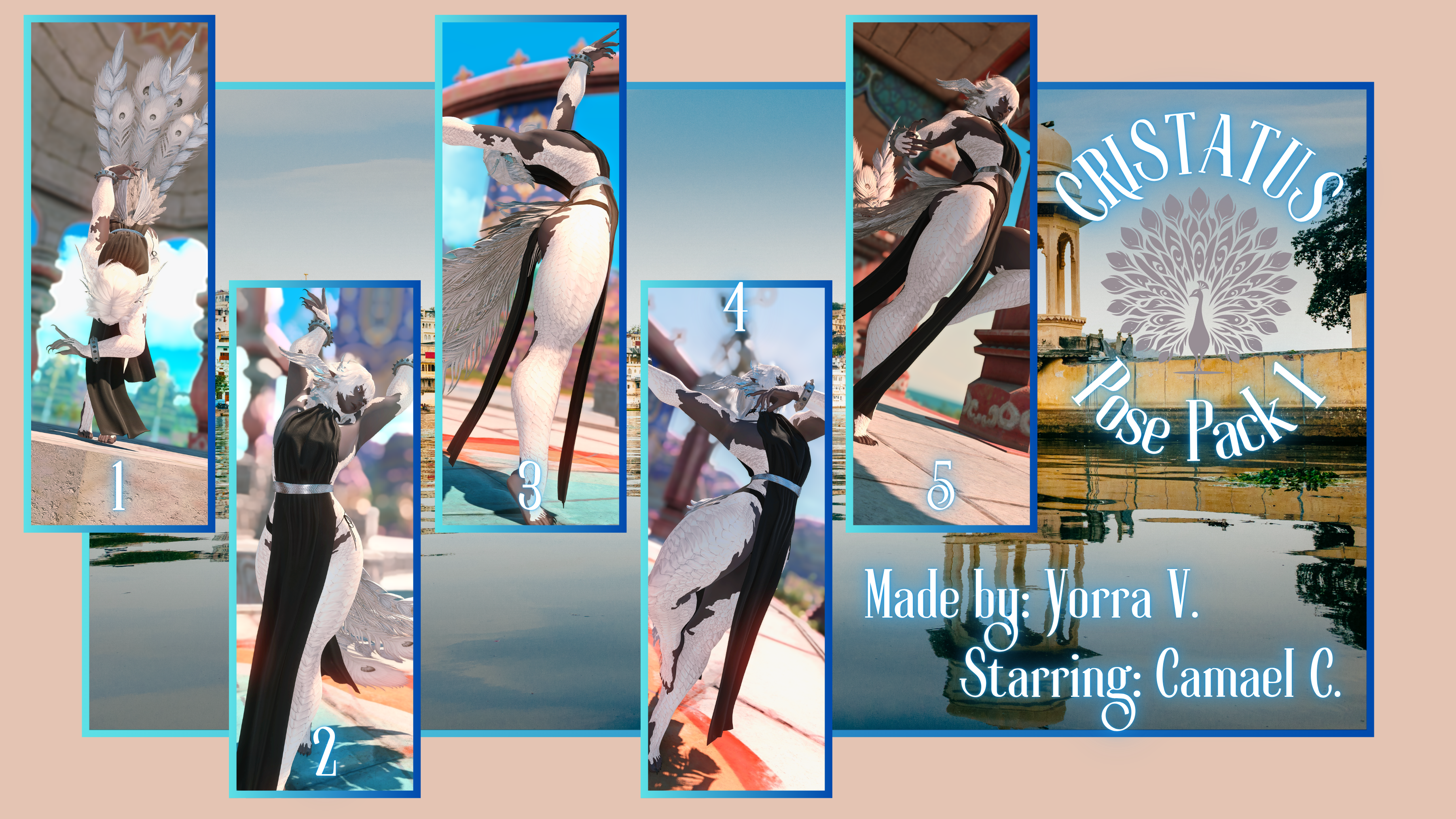 Cristatus Pose Pack 1: 1-5