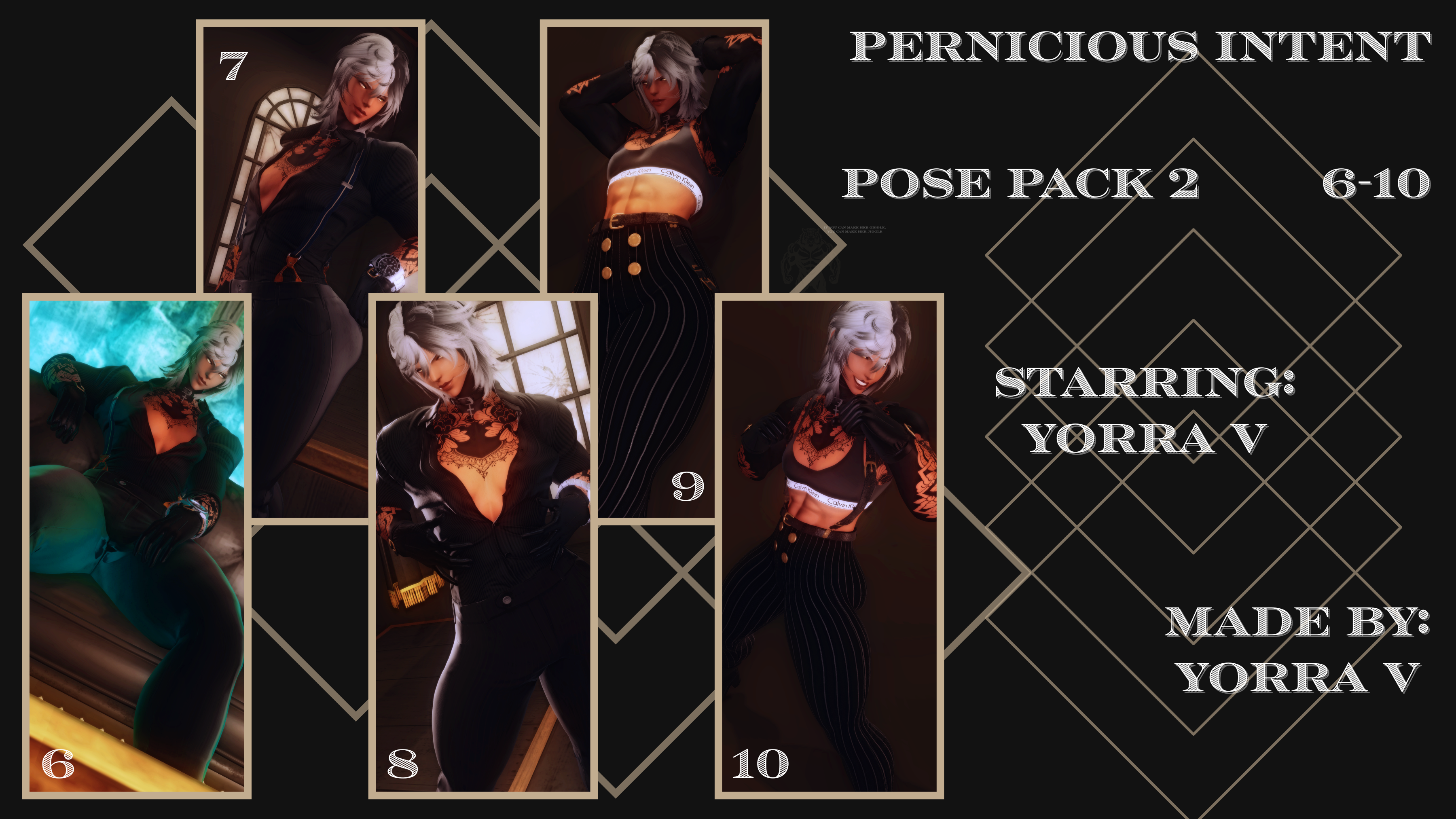 Pernicious Intent Pose Pack 2: 6-10