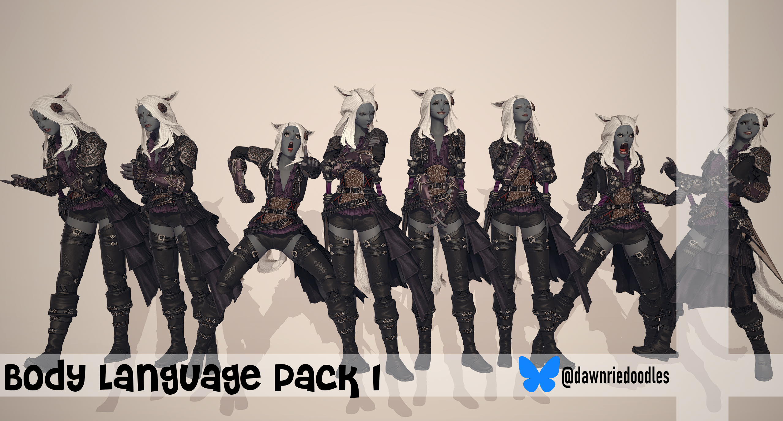 Body Language Pose Pack 1