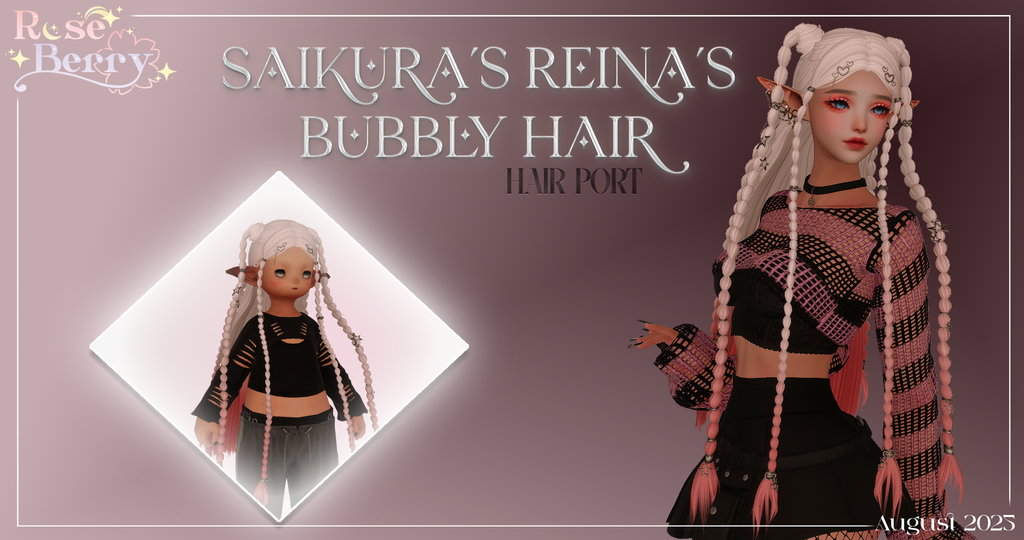 Premium Content: ✦ Saikura’s Reina’s Bubbly Hair