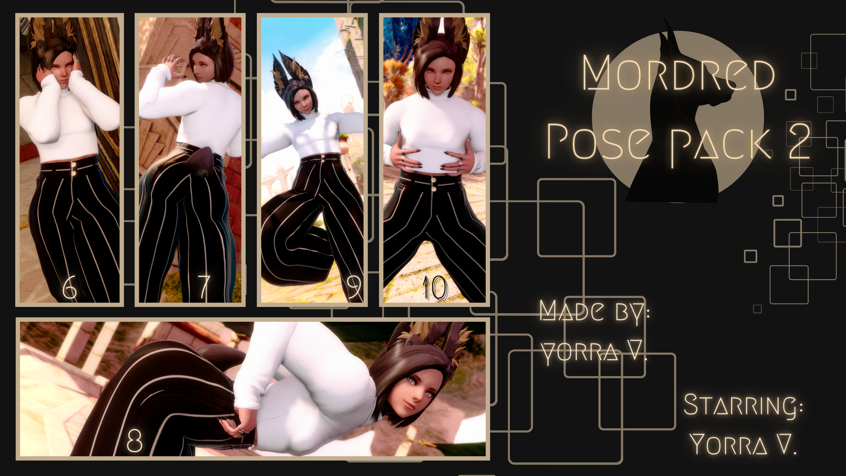 Mordred Pose Pack 2: 6-10