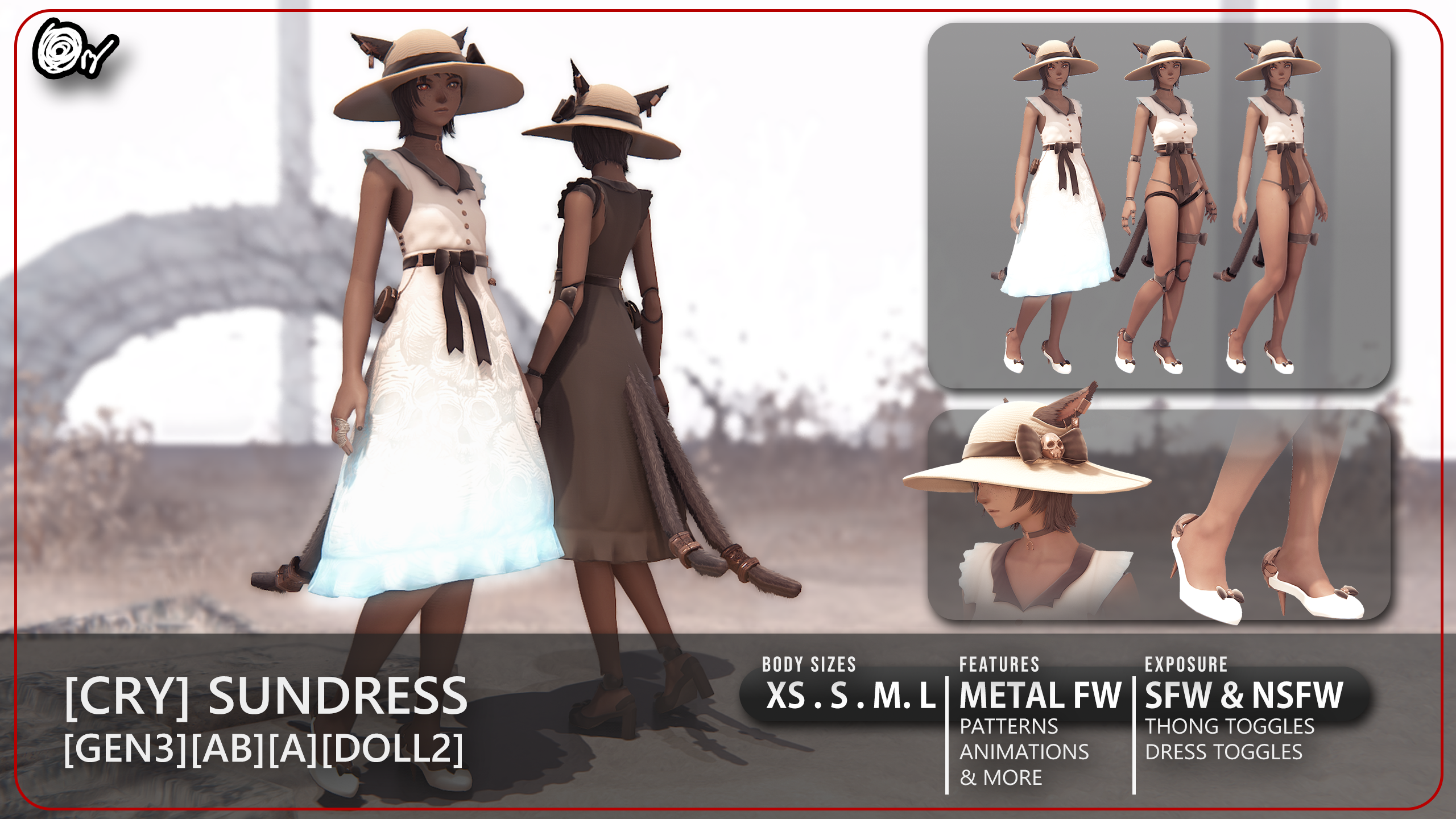 Premium Content: [Cry] Sundress [Gen3][AB][A][DOLL2]