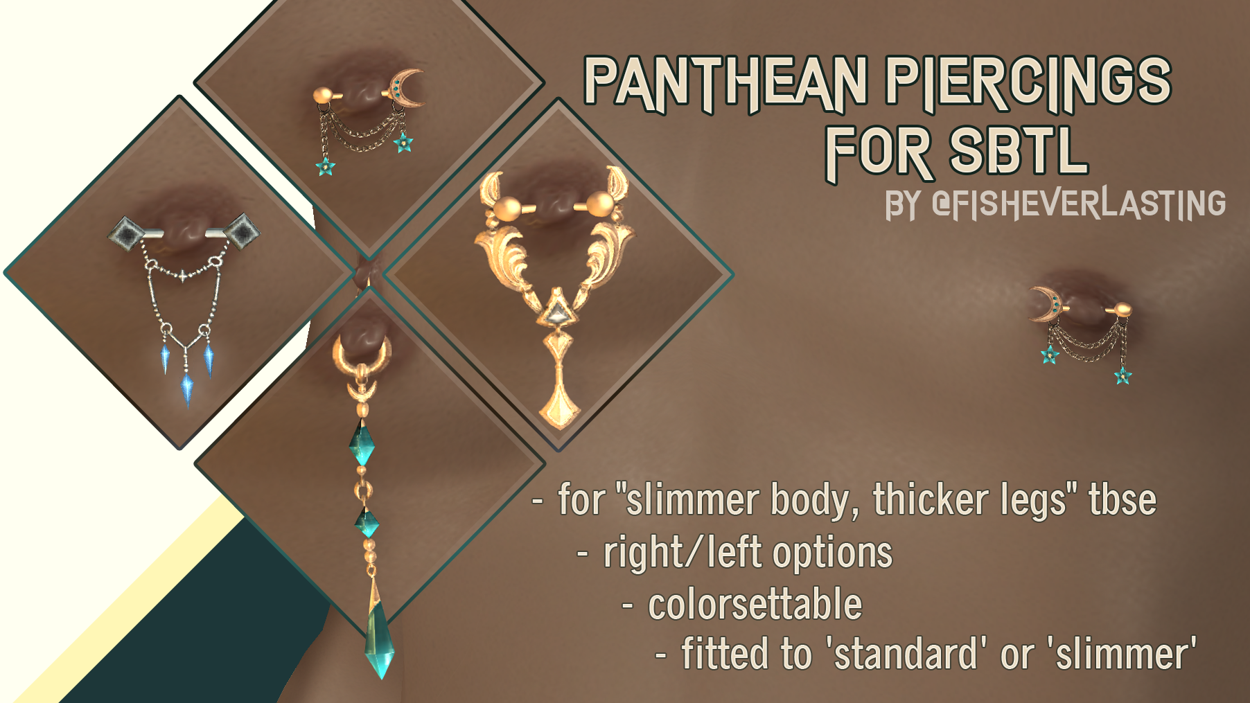 Panthean Piercings for SBTL