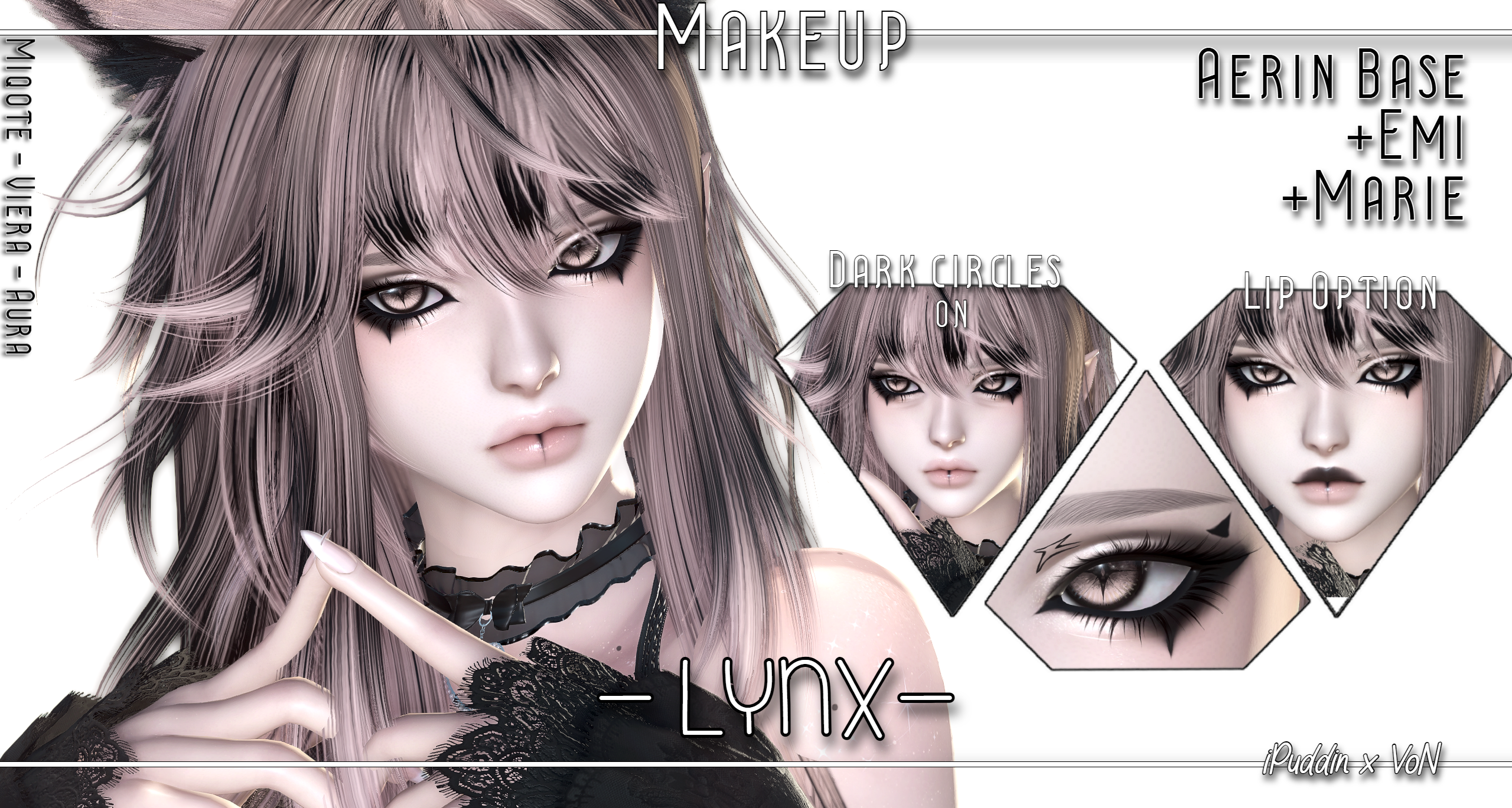 Premium Content: ฅᨐฅ Lynx [MAKEUP for Aerin, Emi, Marie+] Modpack + Loosefiles