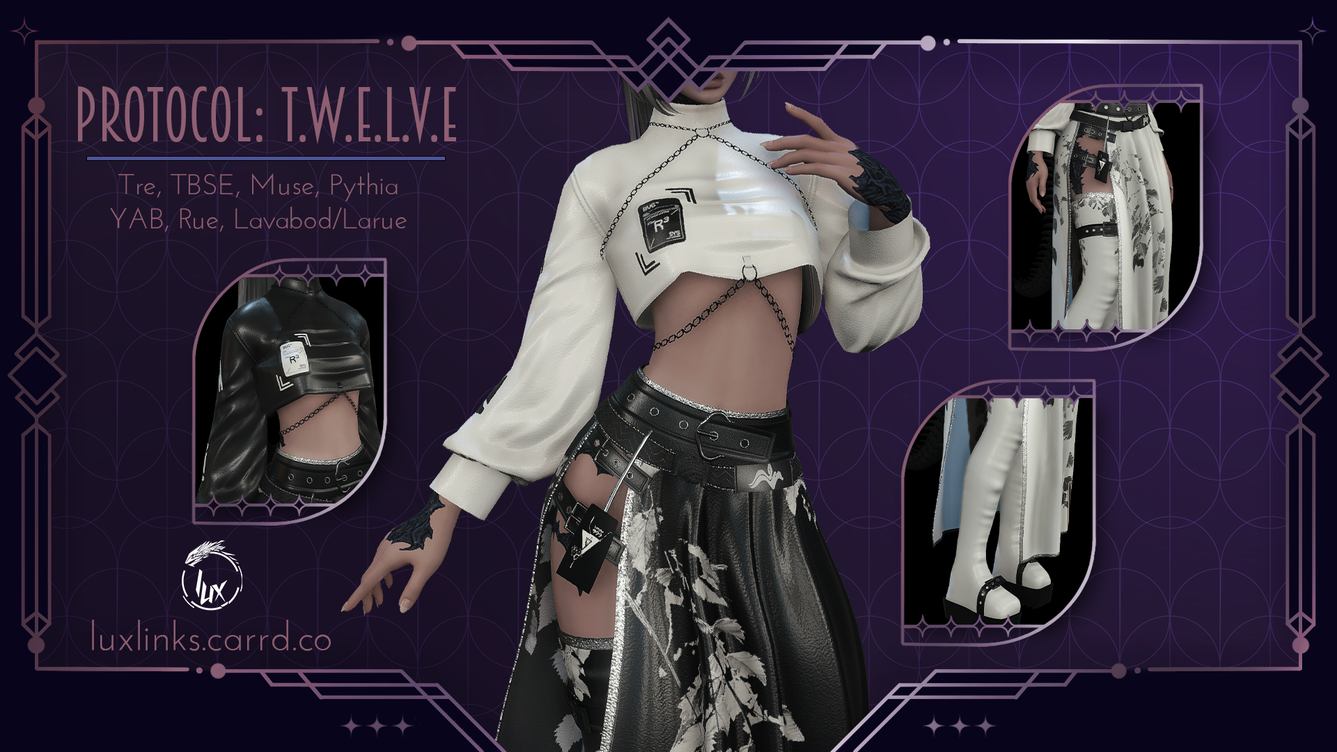 Protocol: T.W.E.L.V.E [Tre, TBSE, Muse, Pythia, YAB, Rue, Lavabod/Larue]