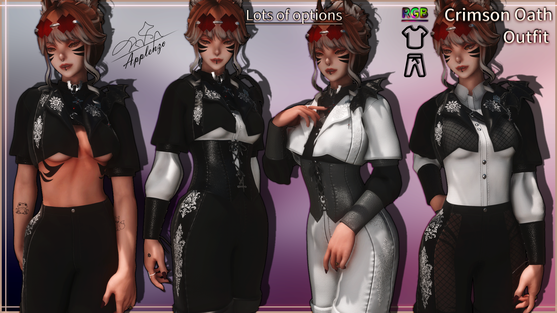 Premium Content: [Holo] Crimson Oath Outfit V1.1op – Lots of sizes