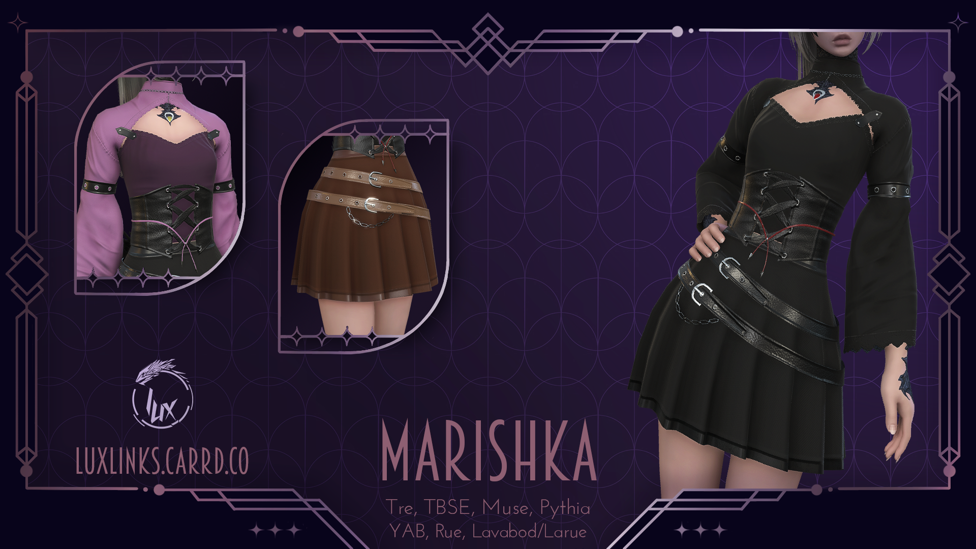 Marishka [Tre, TBSE, Muse, Pythia, YAB, Rue, Lavabod/Larue]