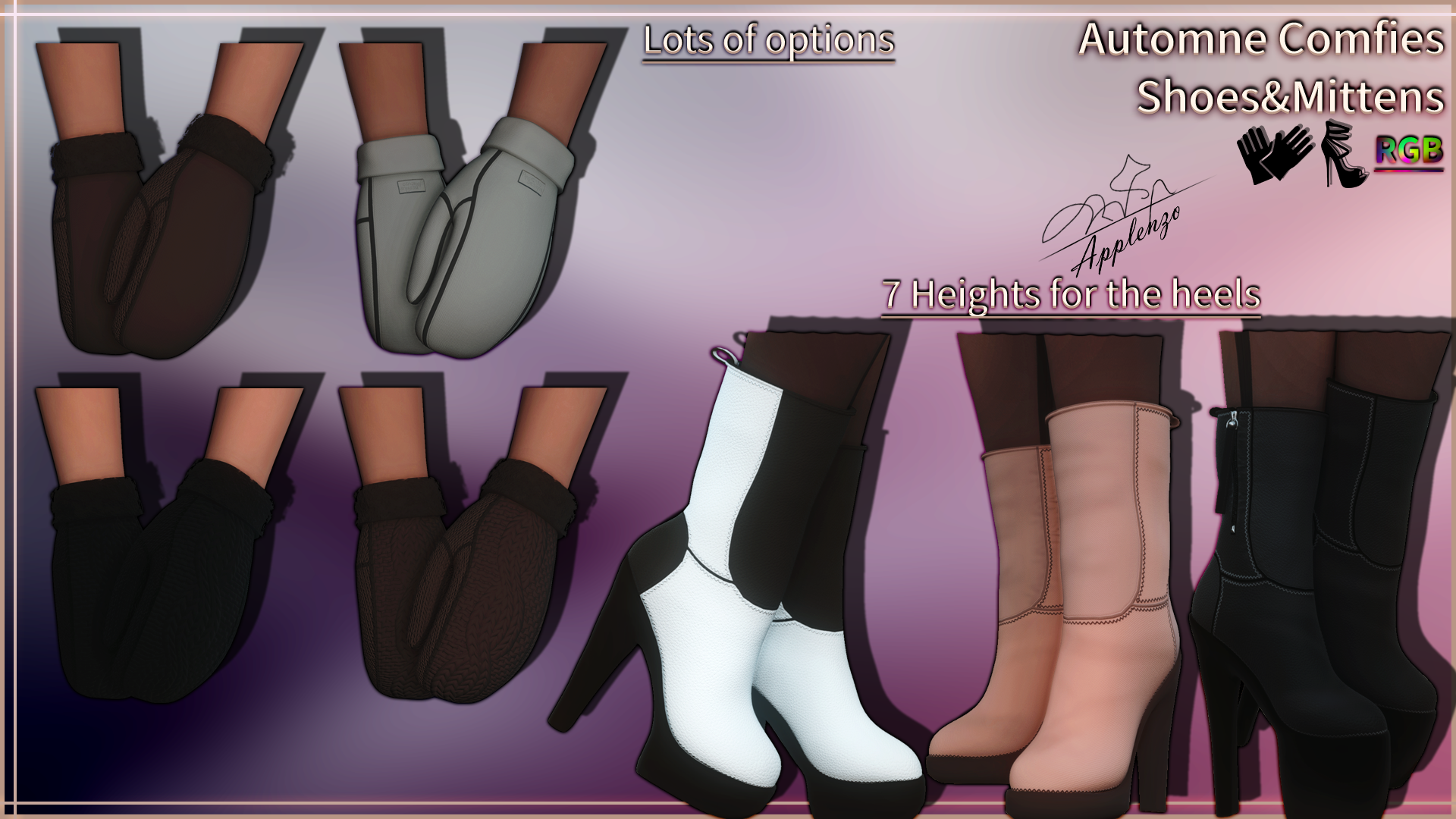 Premium Content: [Holo] Automne Comfy Shoes&Mittens V1.0op
