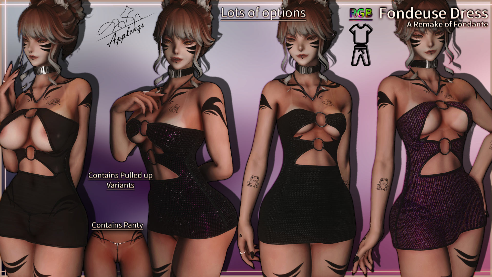 Premium Content: [Holo] Fondeuse Dress V1.1op – Lots of sizes