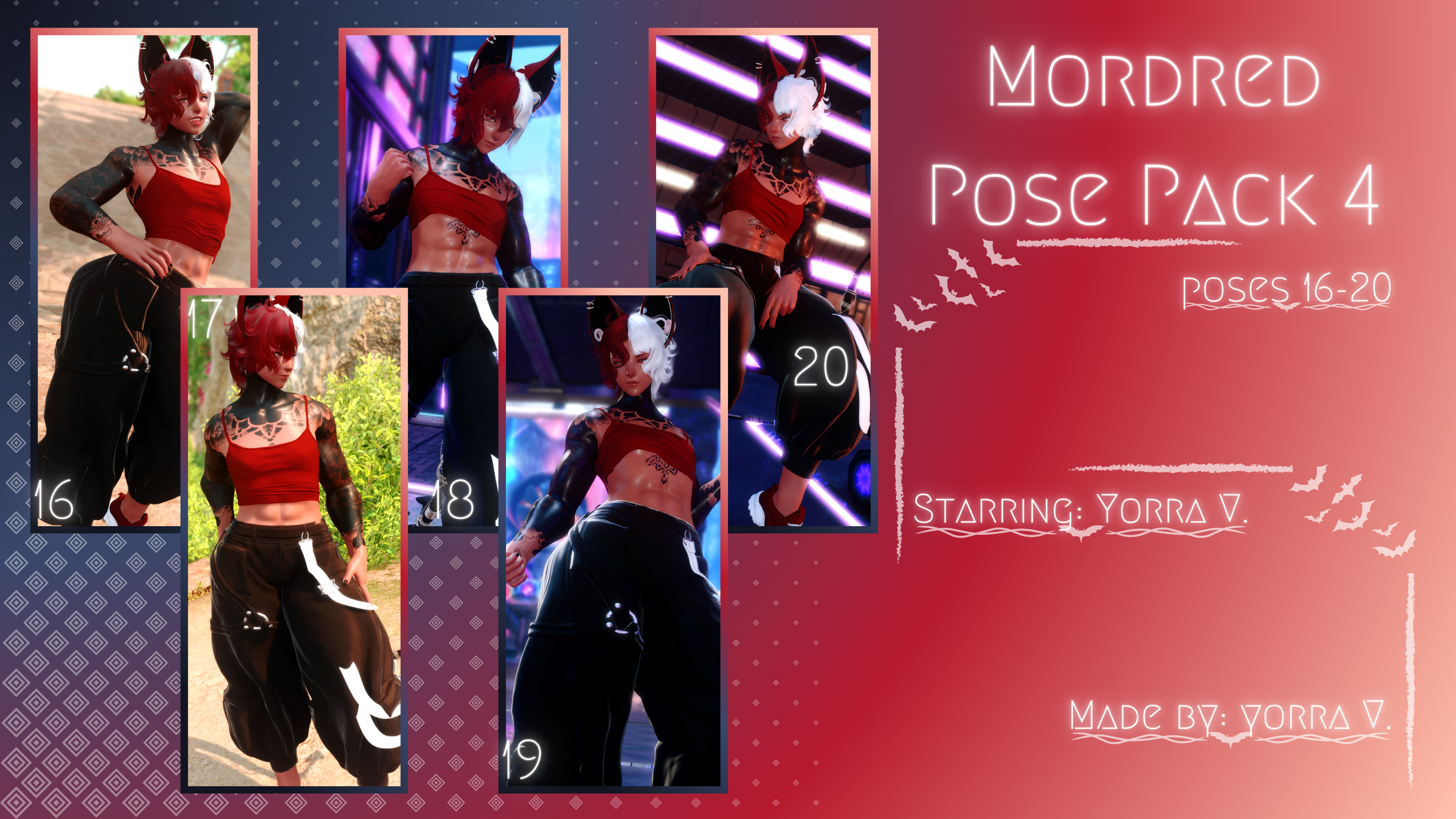 Mordred Pose Pack 4: 16-20