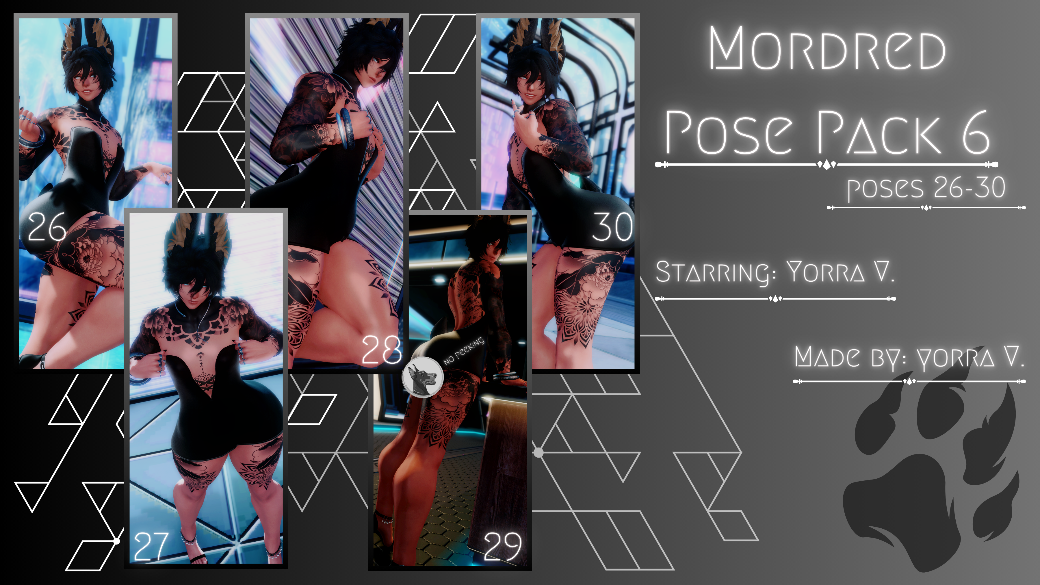 Mordred Pose Pack 6: 26-30