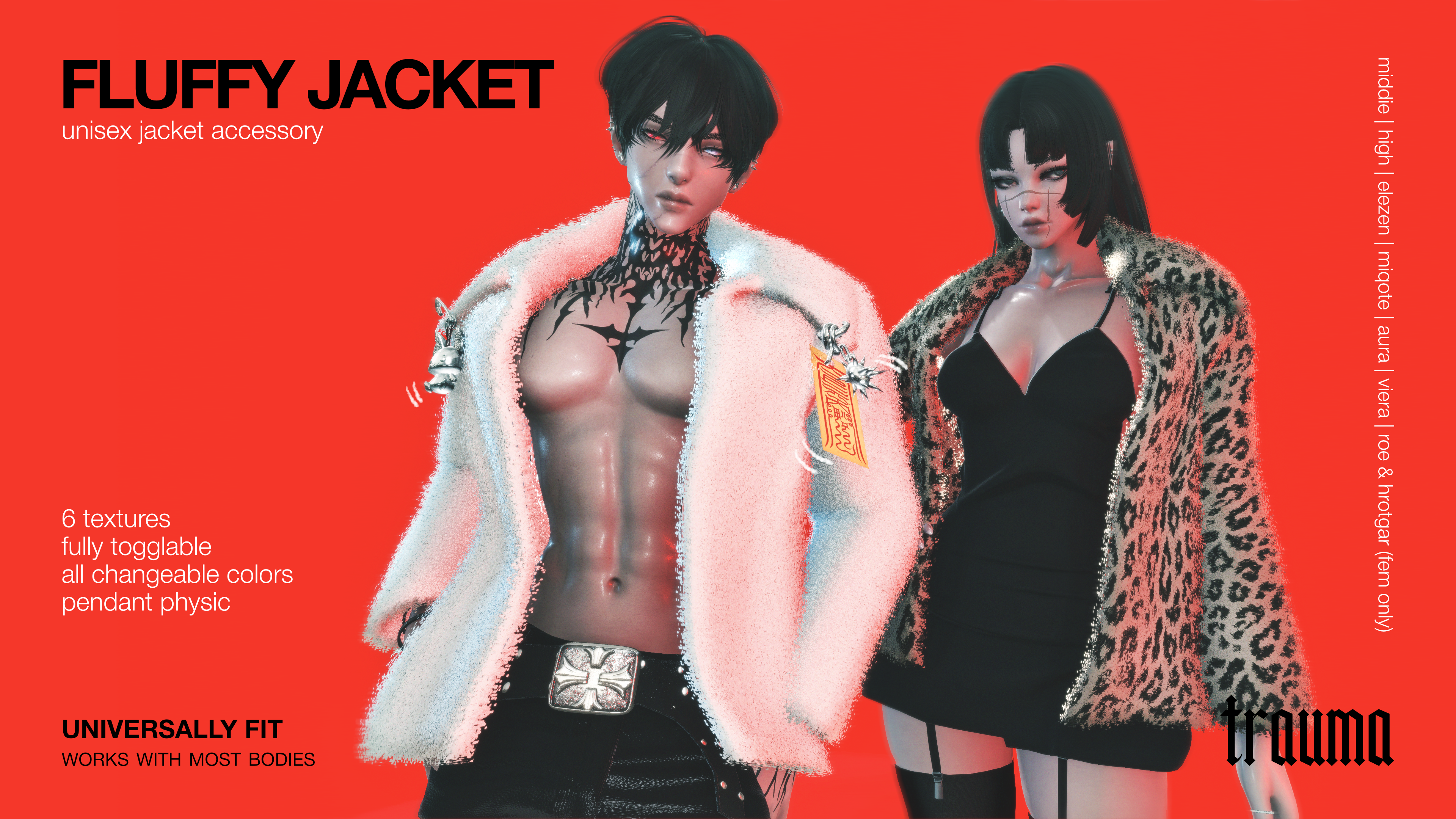 Premium Content: FLUFFY JACKET [Unisex] Universally fit