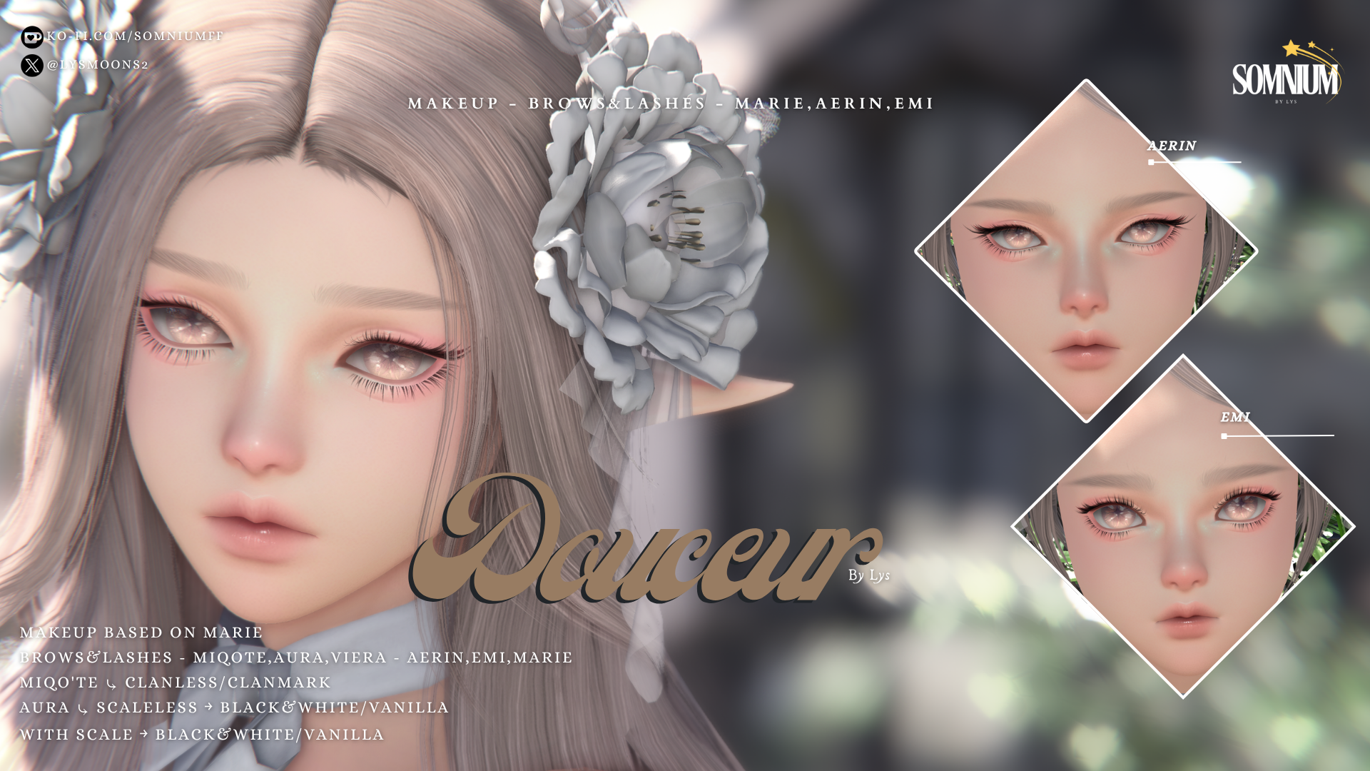 Premium Content: ⟡ Douceur – Makeup – Brows&Lashes – Marie,Aerin,Emi ♡v