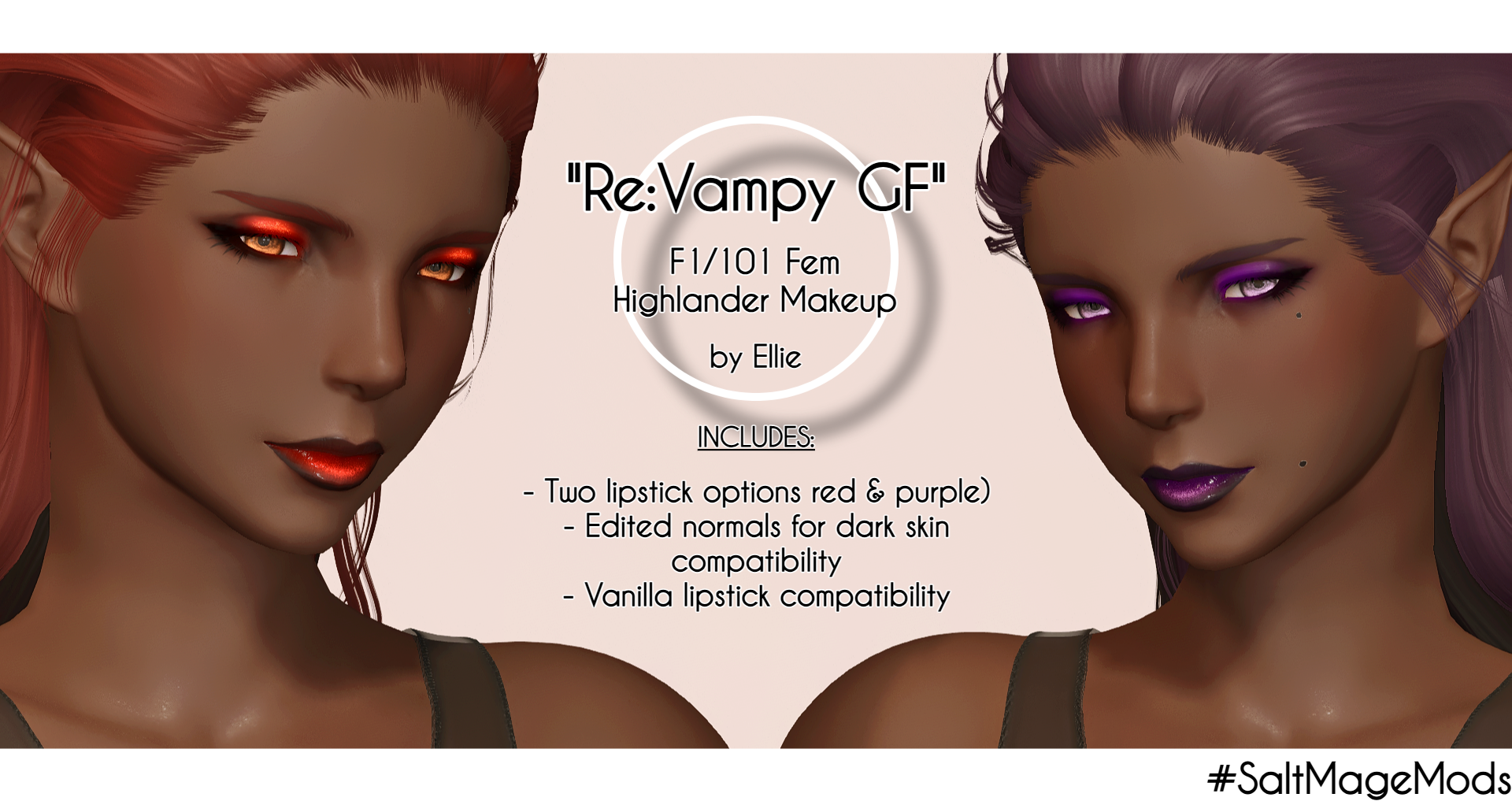 [SME] Re:Vampy GF – F1 Fem Highlander Makeup Bundle