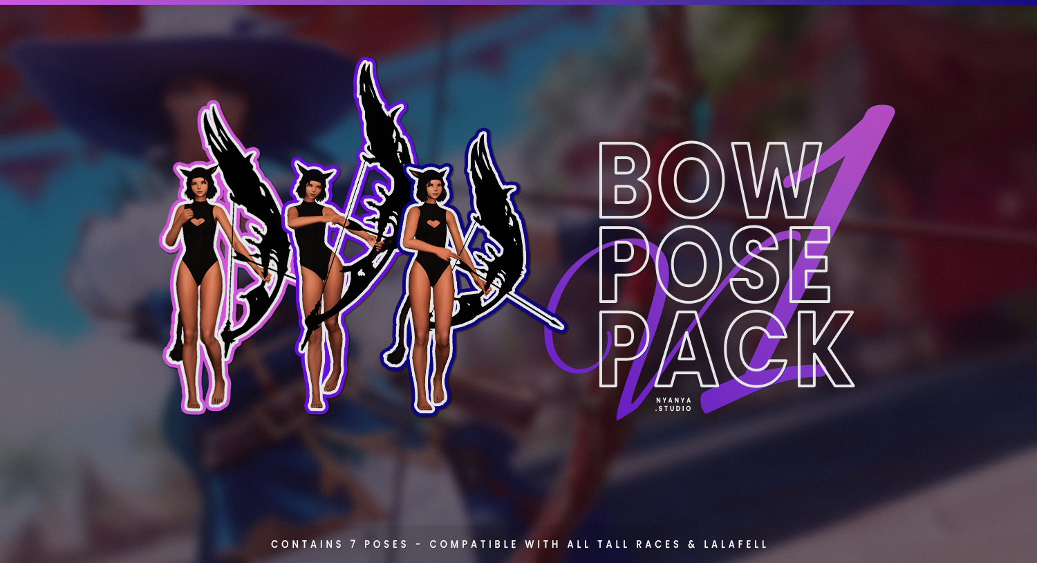 Bow pose pack V1 – 7 Poses