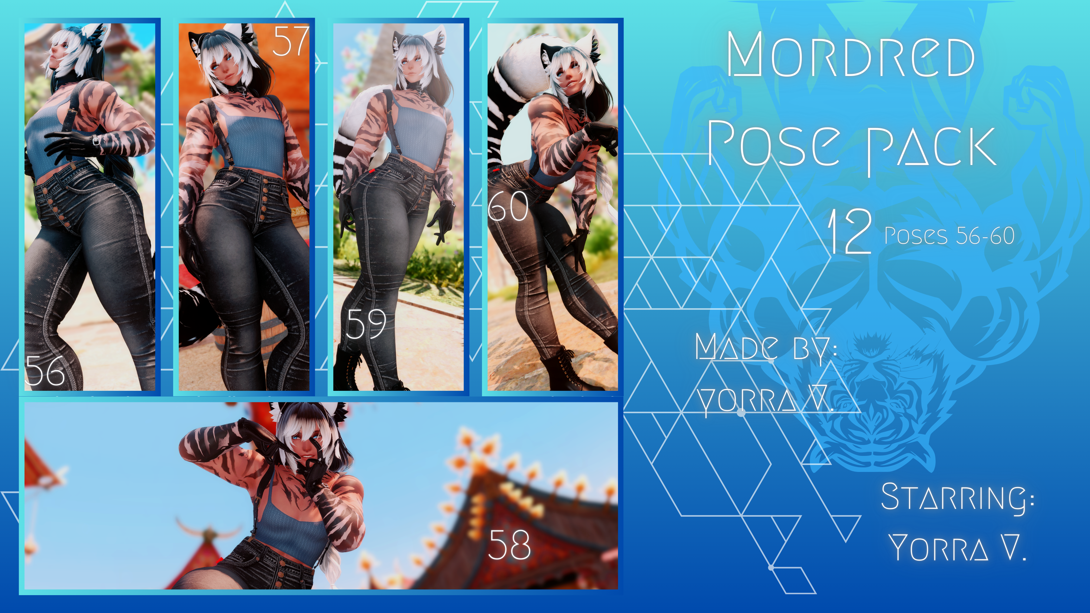 Mordred Pose Pack 12: 56-60