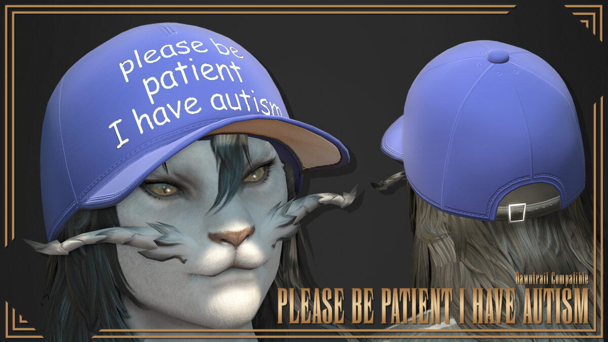 please be patient i have autism