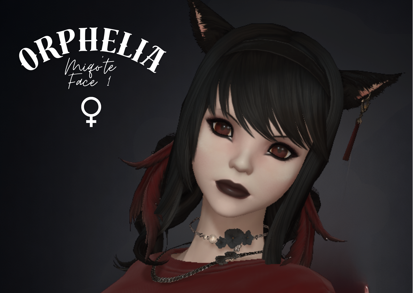 Orphelia Make-up for Miqo’te ♀ Face 1