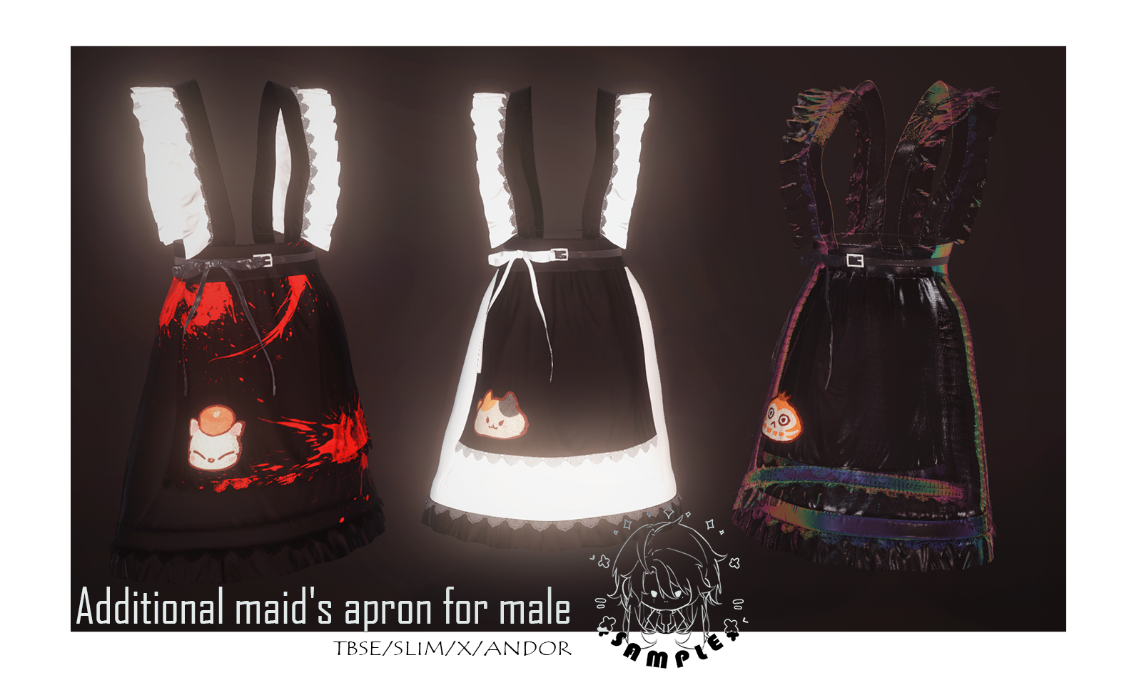 Premium Content: Additional maid’s apron for male