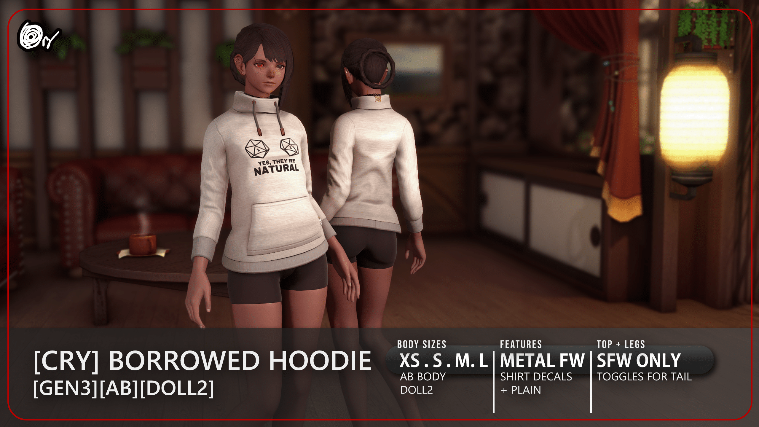 Premium Content: [Cry] Borrowed Hoodie [Gen3][AB][DOLL2]