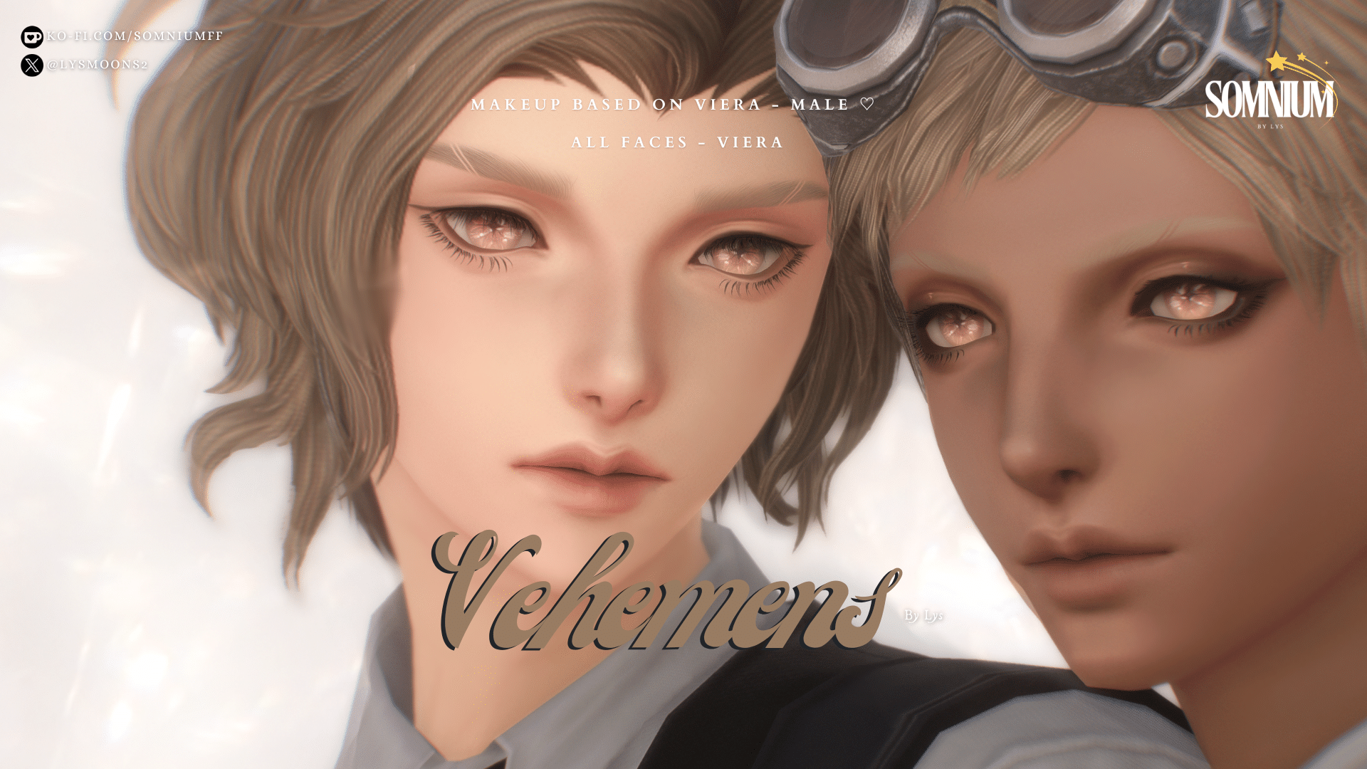 ⟡ Vehemens – Makeup for Viera – All Faces (Male)